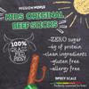 Mission Meats Kids Beef Sticks, 100% Grass Fed, Healthy Snacks for Kids, Zero Sugar, 9g Protein per Serving, Gluten & Nut Free, Individually Wrapped, Mini 0.5oz (24ct Bag) view 3