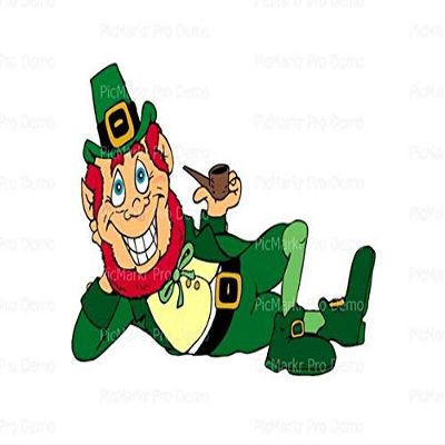 1/2 Sheet - St. Patrick's Day Leprechaun Birthday - D1133 - Edible Cake/Cupcake Party Topper