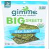 GIMME Organic Wrap N' Roll Roasted Seaweed Sheets, 0.92 OZ view 1