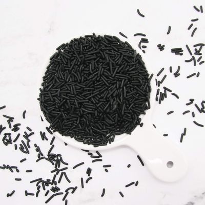 Black Sprinkles, Black Jimmies, Sprinkles Toppings, Bulk 5 lbs, Pack of 5