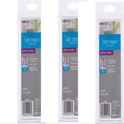 CVS Pharmacy Safety Bathtub Treads 8 Strips(Pack of 3) Total 24