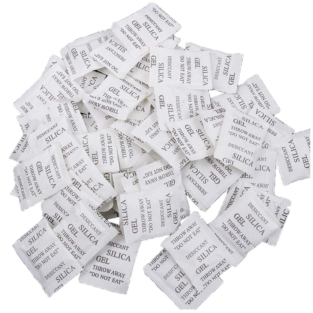 Cozylkx 50 Pack Silica Gel Desiccant Moisture Absorber Dehumidifier