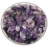 TUMBEELLUWA 1LB Chips Tumbled Stones Crushed Reiki Irregular Shaped Healing Crystal Quartz Decoration,Amethyst view 2