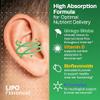 Lipo-Flavonoid Balance Support Supplement - Inner Ear Health & Vertigo Relief with Ginkgo Biloba, Bioflavonoids, & B Vitamins - Reduces Dizziness, Spinning, & Swaying - 30-Count view 4
