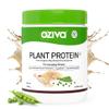OZiva Organic Plant Protein Powder | 500 Gm | (30g Vegan Protein - Pea Protein a, Brown Rice Protein & Quinoa, Soy Free) for Everyday Fitness, Boosts Immunity, Unflavored (1.1 lb) view 1