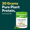 OZiva Organic Plant Protein Powder | 500 Gm | (30g Vegan Protein - Pea Protein a, Brown Rice Protein & Quinoa, Soy Free) for Everyday Fitness, Boosts Immunity, Unflavored (1.1 lb) view 2