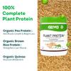 OZiva Organic Plant Protein Powder | 500 Gm | (30g Vegan Protein - Pea Protein a, Brown Rice Protein & Quinoa, Soy Free) for Everyday Fitness, Boosts Immunity, Unflavored (1.1 lb) view 3