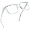 LifeArt Blue Light Blocking Glasses, Anti Eyestrain, Computer Reading Glasses, Gaming Glasses, TV Glasses for Women Men, Anti Glare (Transparent, +2.25 Magnification) view 1