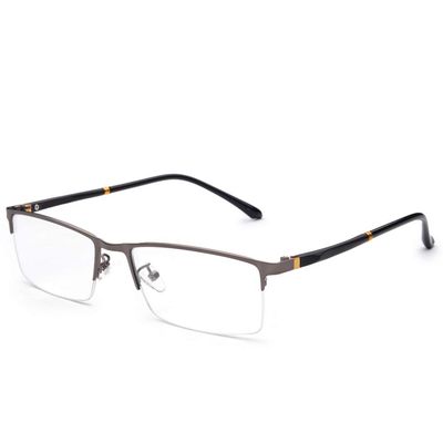 Anti-Blu-ray Computer Reading Glasses +0.75 Mens Womens Gray Frame Readers Spectacles