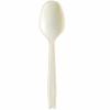 Nagao 3771203 Disposable Spoons, 5.5 inches (14 cm), Natural, Individually Packaged, Set of 100 view 1