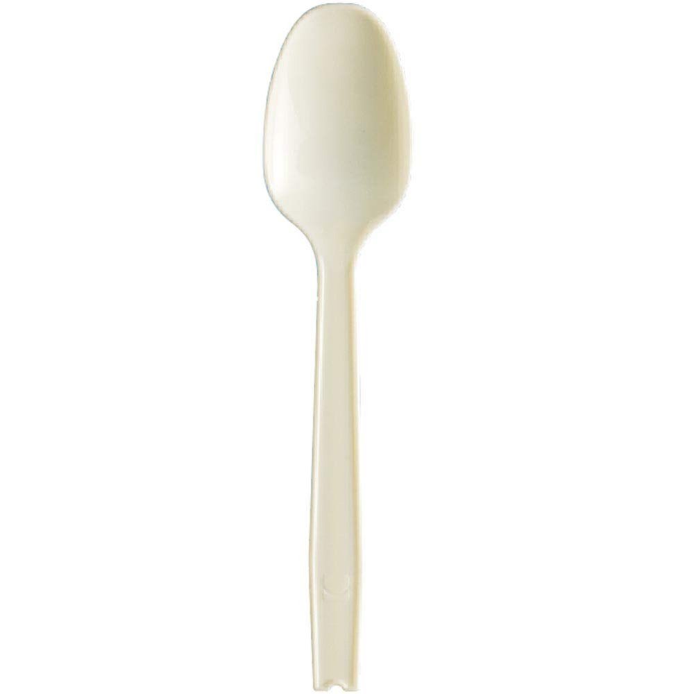 Nagao 3770225 Disposable Spoons, 6.3 inches (16 cm), Natural, Individually Packaged, Set of 100