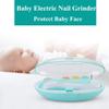 Electric Baby Nail Trimmer File with Light - 6 Grinding Heads Safe Nail Clippers Kit for Newborn Infant Toddler Kids Toes and Fingernails - Care, Polish and Trim (Not Included),Pink view 3