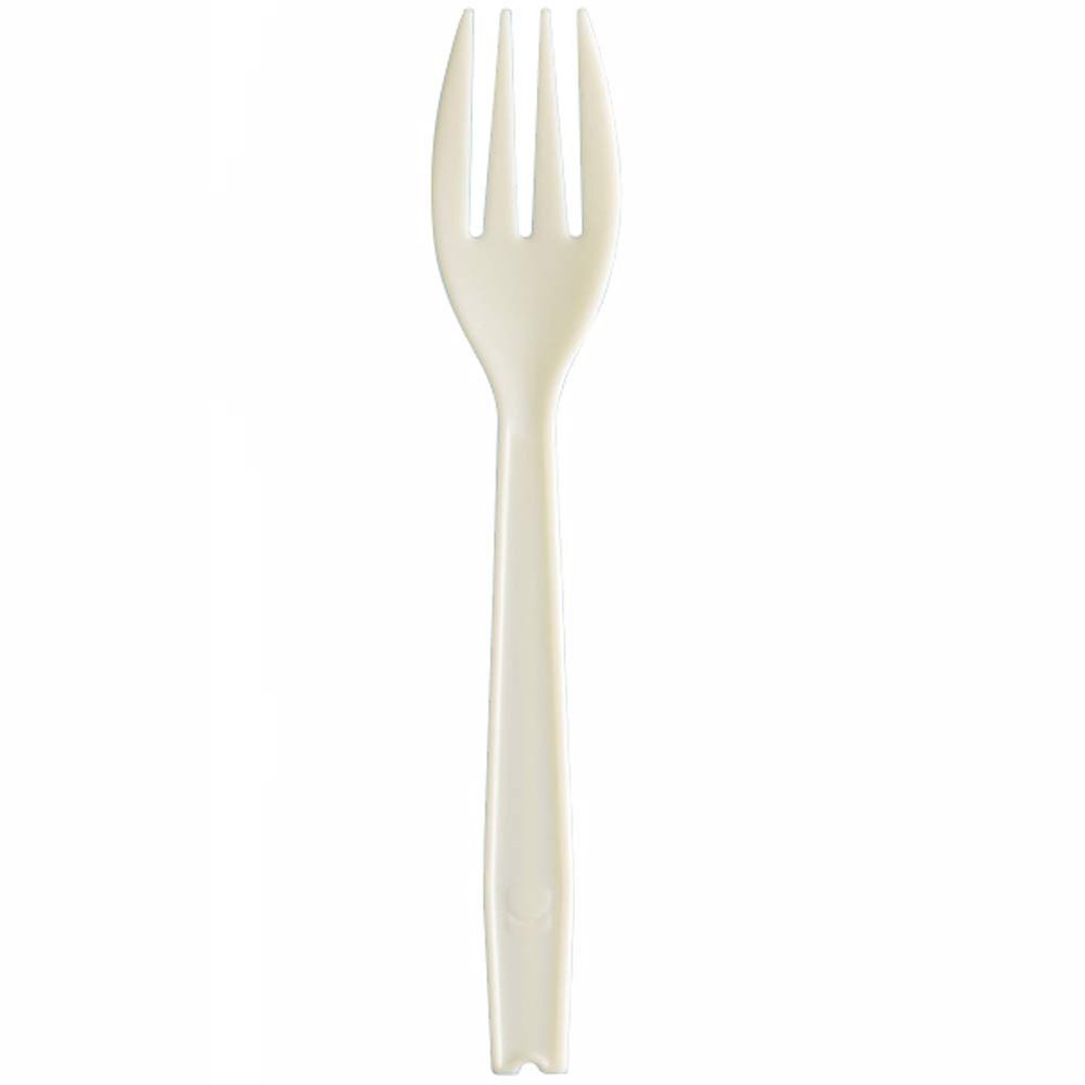 Nagao 3771215 Disposable Forks, 5.5 inches (14 cm), Natural, Individually Packaged, Set of 100