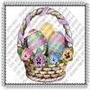 1/2 Sheet - Easter Basket Birthday - D20581 - Edible Cake/Cupcake Party Topper view 1