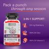 Zhou Elder-Mune Elderberry Gummies with Vitamin C and Zinc - Daily Immune Support Supplement for Women & Men, Chewable Natural Black Elderberry for Adults & Children 4 & Up - 60 Gummies view 4
