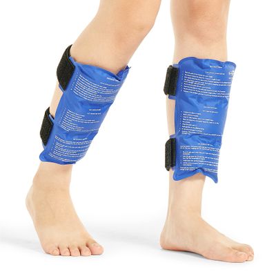 BODYPROX Shin Splint Ice Pack 2 Pack - Reusable Cold and Hot Wrap for Shin Splints Pain Relief, Flexible Ice Pack for Runners