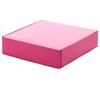 50ea - 4 X 4 X 4 Hot Pink Corrugated Tuck Top Box view 1