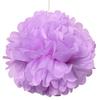 5ea - 20" Orchid Tissue Pom Pom Christmas view 1