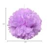 5ea - 20" Orchid Tissue Pom Pom Christmas view 2