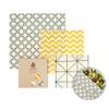 SUPERBEE Beeswax Wrap for Food, Set of 3 Bees Wax Wraps, Reusable Bees Wrap Paper for Wrapping Vegetables & Cheese, Bowl Covers and Sandwich Wrapping Paper, Beeswax Food Wraps - Classic view 1
