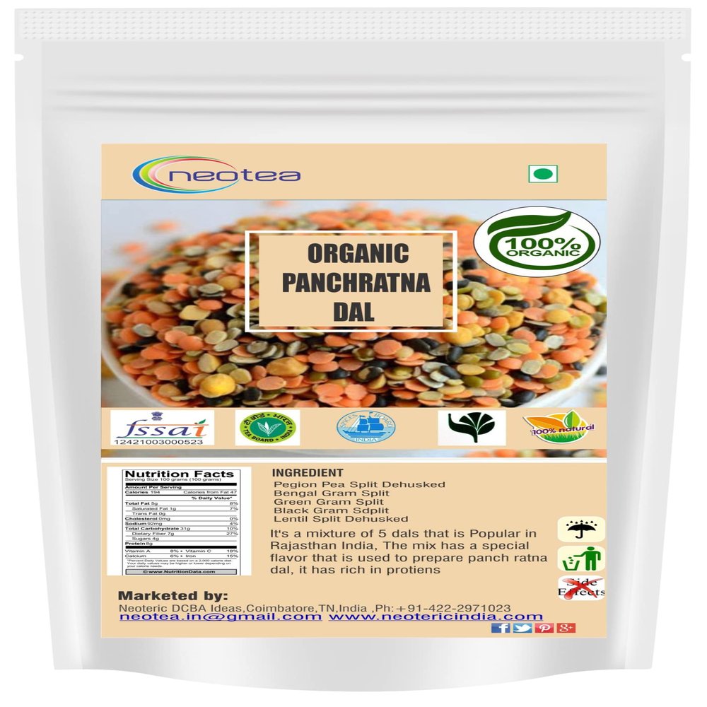Neotea Organic Panchratna Dal, 500 Grams