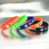 JOYID Blood THINNER Medical Alert ID Emergency Bracelet Warning Wristband Rubber Bracelet-5pcs (Multicolor) view 3