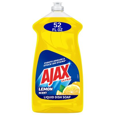 Ajax Ultra Super Degreaser Dish Soap, Lemon Scent, 52 fl. oz. (149861)