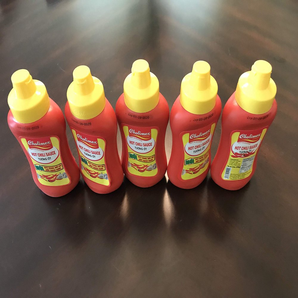 Cholimex Hot Sauce, Hot & Sweet Chili Sauce, Squeezable Bottle 8.8 oz