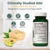 ASU Joint Support Supplement  300mg Avocado Soy Unsaponifiables for Joint Comfort, Mobility & Cartilage Health, Clinically Studied, Plant-Based, Non-GMO, Gluten-Free, 60 Capsules (2 Month Supply) view 3