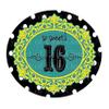 1/4 Sheet - Sweet 16 Birthday - D22569 - Edible Cake/Cupcake Party Topper - D22569 view 1