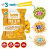 IWON Organics Cheddar Cheese Flavor Protein Puff, High Protein and Organic Healthy Snacks, 8 Bags view 3