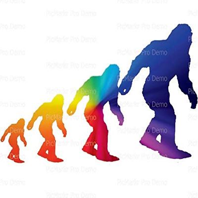 1/2 Sheet - Bigfoot, Yeti, Sasquatch Birthday - D21840 - Edible Cake/Cupcake Party Topper - D21840