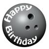 1/2 Sheet - Bowling Ball League Birthday - D22664 - Edible Cake/Cupcake Party Topper - D22664 view 1