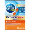 Alka-seltzer Plus Cold & Flu, Power Max Cold and Flu Medicine, Day, For Adults with Pain Reliver/Fever Reducer, Cough Suppressant, Nasal Decongestant, 24 count view 1