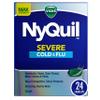 Vicks NyQuil Severe Cold, Flu, & Congestion Medicine, 24 Liquicaps, Maximum Strength, 24Count view 1