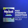Vicks NyQuil Severe Cold, Flu, & Congestion Medicine, 24 Liquicaps, Maximum Strength, 24Count view 3