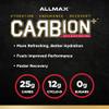 ALLMAX CARBION+, Blue Ice - 725 g - High-Performance Training Fuel - Boosts Hydration, Performance & Recovery - with 25 g Carbs & Zero Sugar - 25 Servings view 3