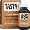 NovaFerrum Tasty | Pediatric Drops Liquid Iron Supplement for Infants, Toddlers & Kids | 15mg of Iron Per 1mL Dose | Ages 4 & Under | Gluten Free | Sugar Free | Chocolate Flavored | 120 Servings view 1