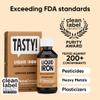 NovaFerrum Tasty | Pediatric Drops Liquid Iron Supplement for Infants, Toddlers & Kids | 15mg of Iron Per 1mL Dose | Ages 4 & Under | Gluten Free | Sugar Free | Chocolate Flavored | 120 Servings view 2
