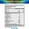 Maximum Human Performance MHP HYPER CRUSH Pre Workout energy drink creatine beta alanine nitric oxide pump citrulline AKG 30 Servings, Blue Ice, 14.88 Ounce view 2