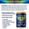 Maximum Human Performance MHP HYPER CRUSH Pre Workout energy drink creatine beta alanine nitric oxide pump citrulline AKG 30 Servings, Blue Ice, 14.88 Ounce view 3