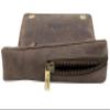 Rattray's Leather 1 Pipe Combo Pouch - Brown view 3