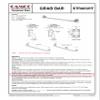 18" Grab Bar 150SX18 diameter 1-1/2", snap flange (pack of 10) view 2