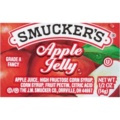 Smucker's Apple Jelly Portion Control, 0.5 Ounce (Pack of 200)