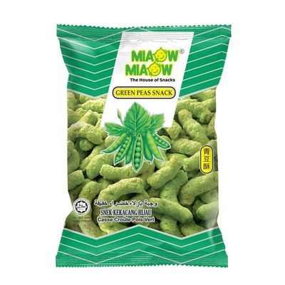 Miaow Miaow Crackers 60g x 6 Packs (Green Peas)