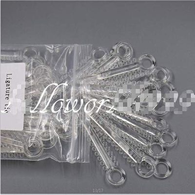 1 Pack 1040Pcs Clear Color Dental Orthodontics Elastic Ligature Ties Rubber Band