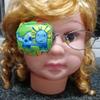 Creative Dinosaur Pattern Eye Patch Single Glasses Cover Amblyopia Treatment Supply for Children(Left Eye), C view 2