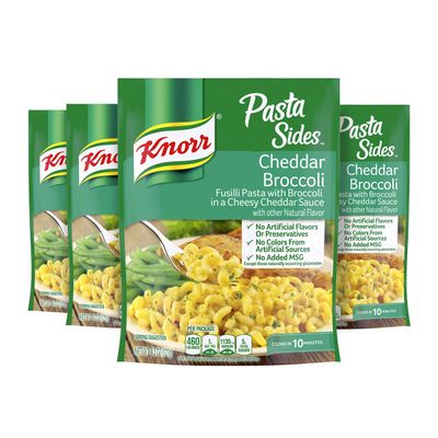 Knorr Pasta Side Dish, Cheddar Broccoli, 4.3 Ounce (pack of 4)
