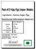 Ghasitaram Gifts Indian Sweets - Ganesh Chturthi Gifts - Pack of 21 Kaju Figs/Anjeer Modaks view 2