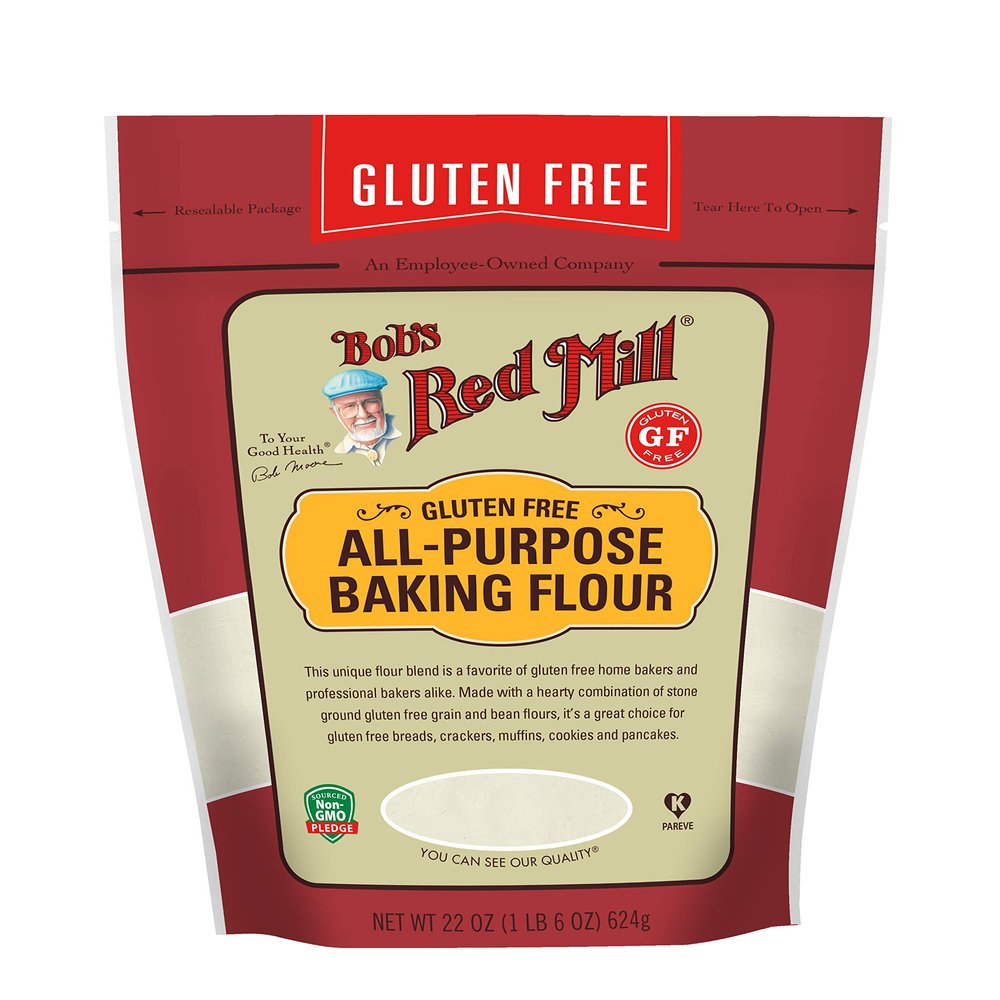 Bob's Red Mill Gluten Free All Purpose Baking Flour, 22oz (Pack of 1) - Vegan, Kosher